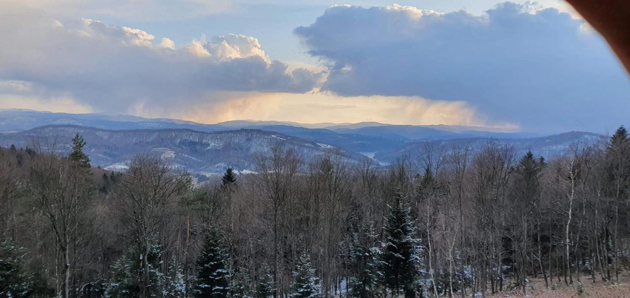 Domek Pod Holica Bieszczady Villa Ustrzyki Dolne Kültér fotó